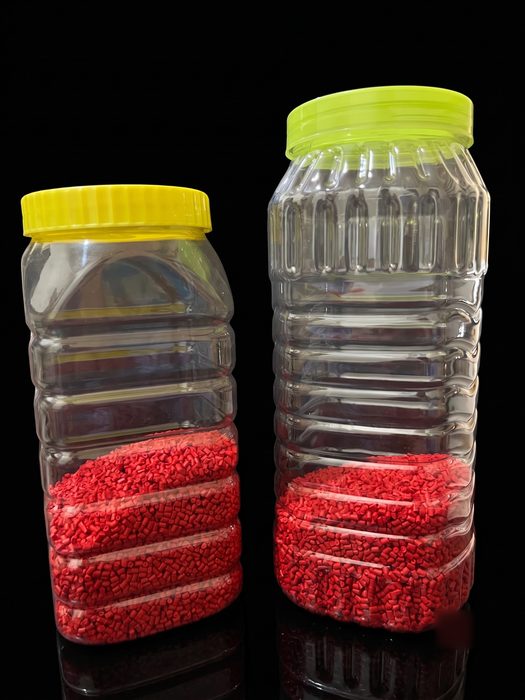 Confectionery & Sweets Jars in PET Jars - manufactured by Ganpati Containers in Sri Ganganagar, Rajasthan